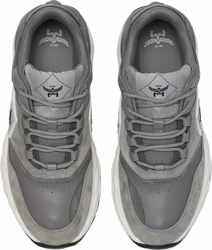 Skywander Lo Sneakers in Calf Suede and Leather - Image 5