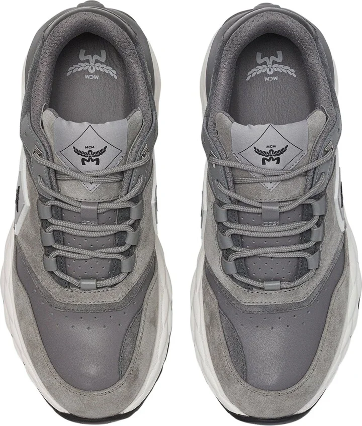 Skywander Lo Sneakers in Calf Suede and Leather - Image 5