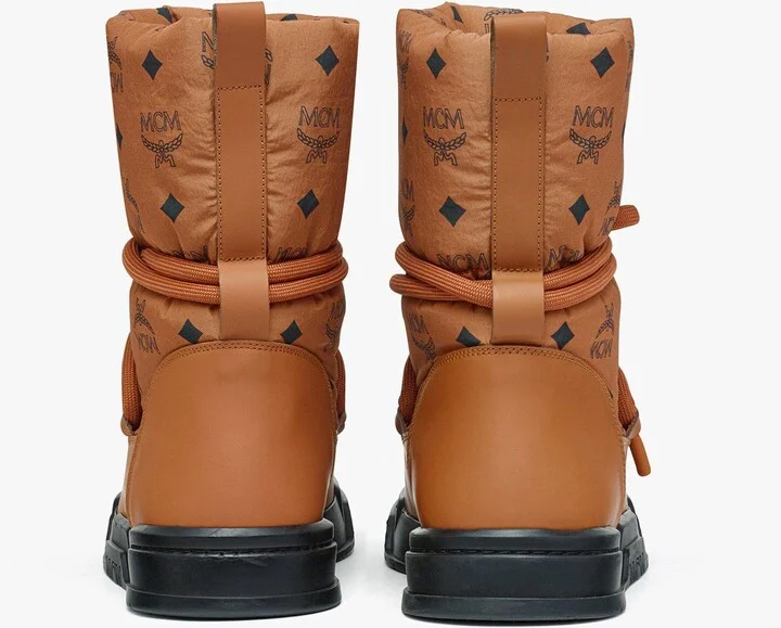 Skyward Ankle Boots in Padded Monogram Nylon - Image 3