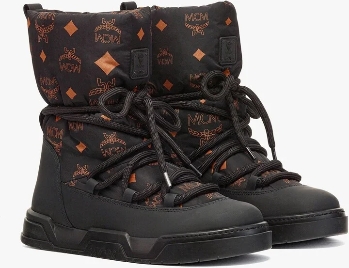 Skyward Hi Sneaker Boot In Monogram Nylon