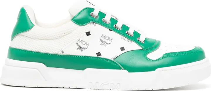 Skyward monogram-print low-top sneakers