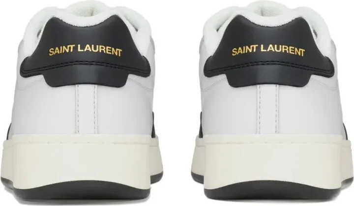 SL/61 leather panelled sneakers - Image 3