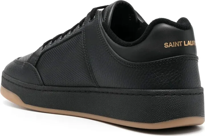 SL/61 leather perforated sneakers - Image 3