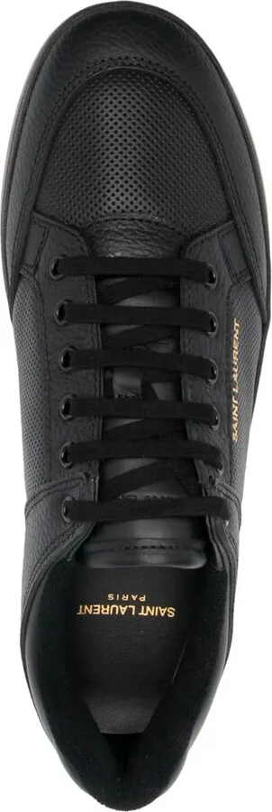 SL/61 leather perforated sneakers - Image 4