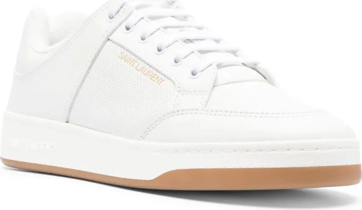 SL/61 leather perforated sneakers - Image 2
