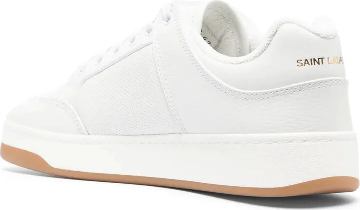 SL/61 leather perforated sneakers - Image 3