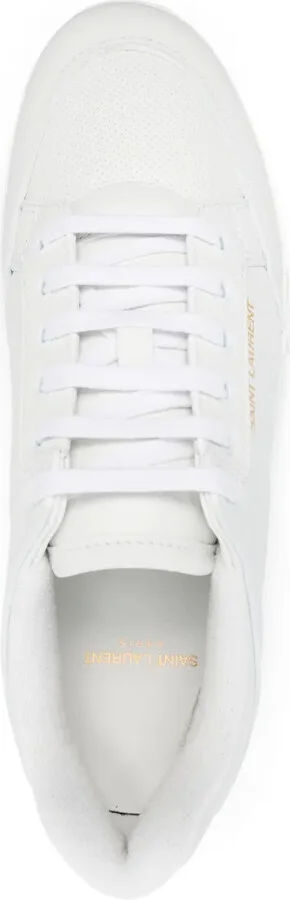 SL/61 leather perforated sneakers - Image 4