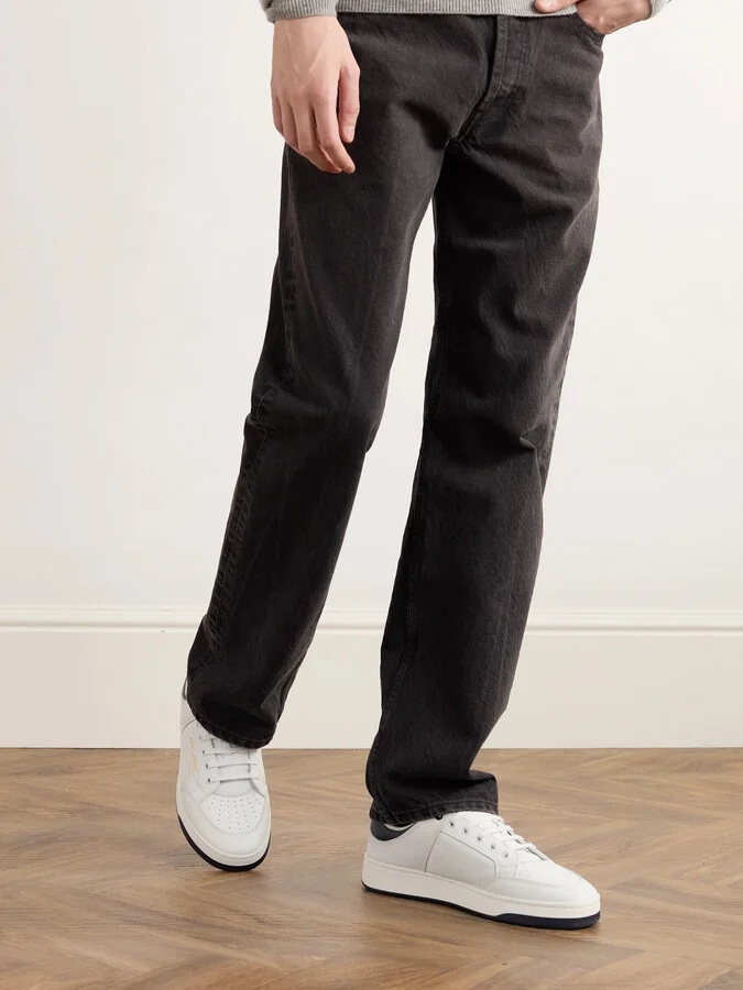 SL/61 Perforated Leather Sneakers - Image 2