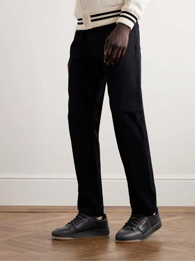 SL/61 Perforated Leather Sneakers - Image 2