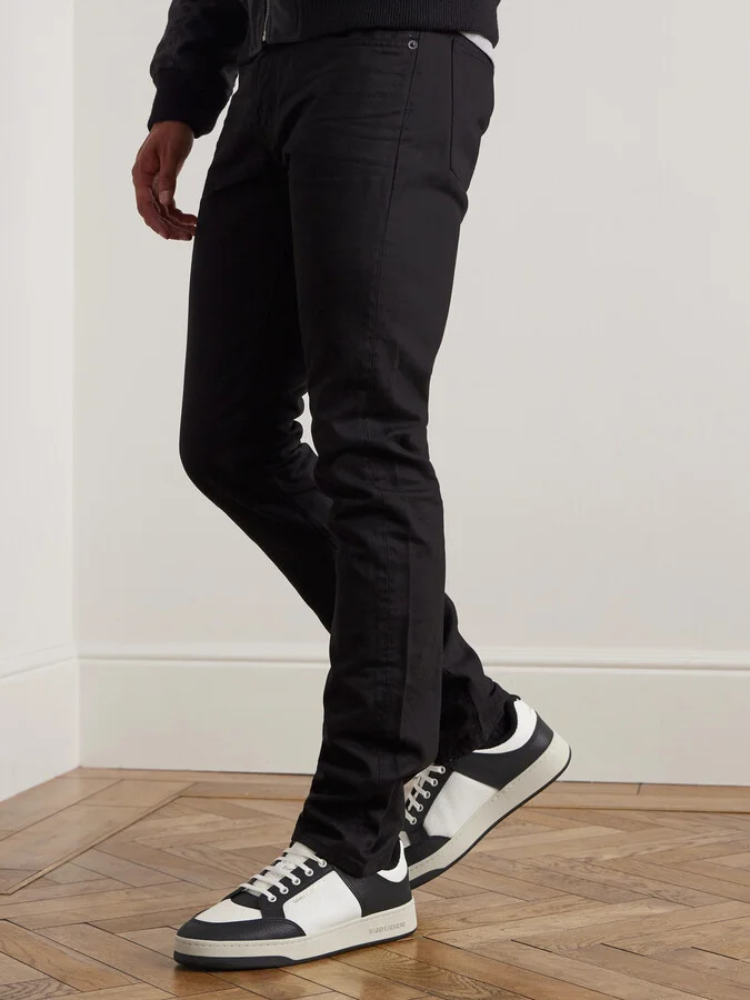 SL/61 Perforated Leather Sneakers - Image 2