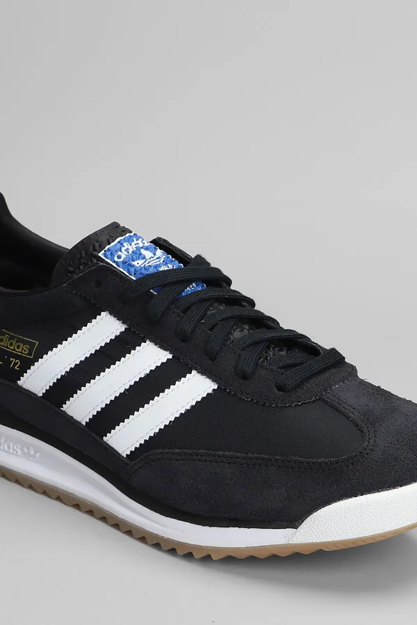 Sl 72 Rs Sneakers In Black Suede And Fabric - Image 5