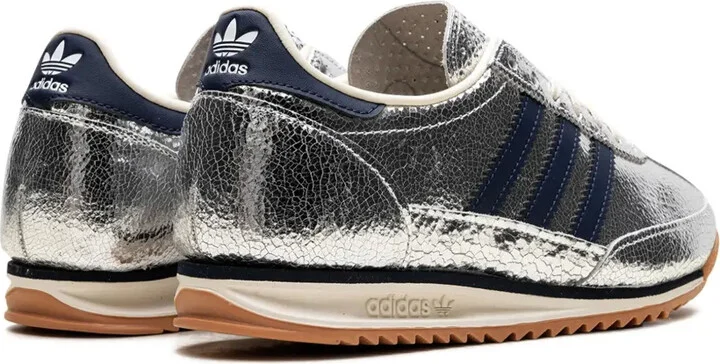 SL 72 "Silver Metallic/Collegiate Navy" sneakers - Image 3