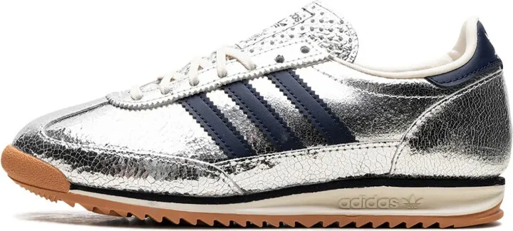 SL 72 "Silver Metallic/Collegiate Navy" sneakers - Image 5