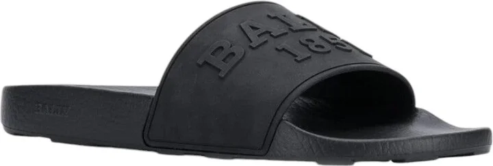 Slaim 6228389 Men's Black Rubber Sandals