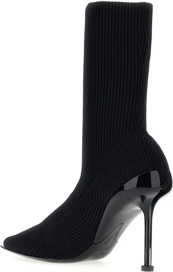 Slash 90mm ribbed-knit boots - Image 3