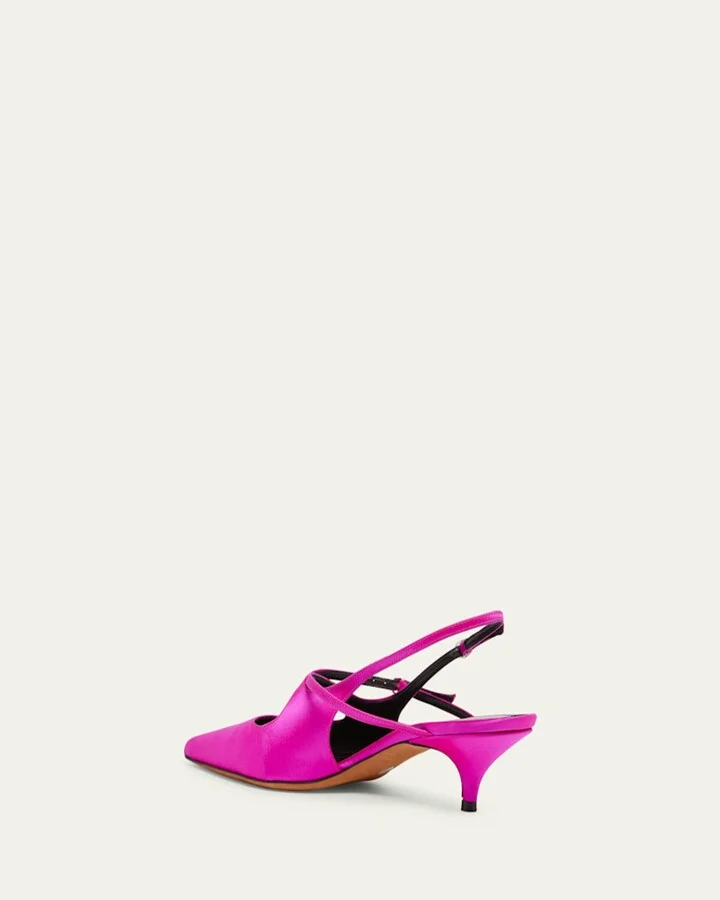 Slash Crisscross Slingback Pumps - Image 10