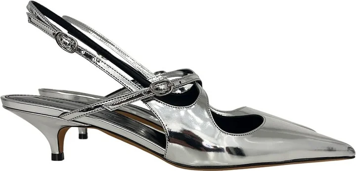 Slash Crossover Slingback Pump