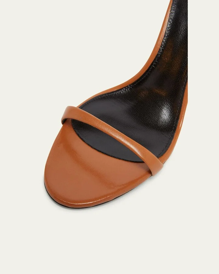 Slash Goatskin Ankle-Strap Sandals - Image 3