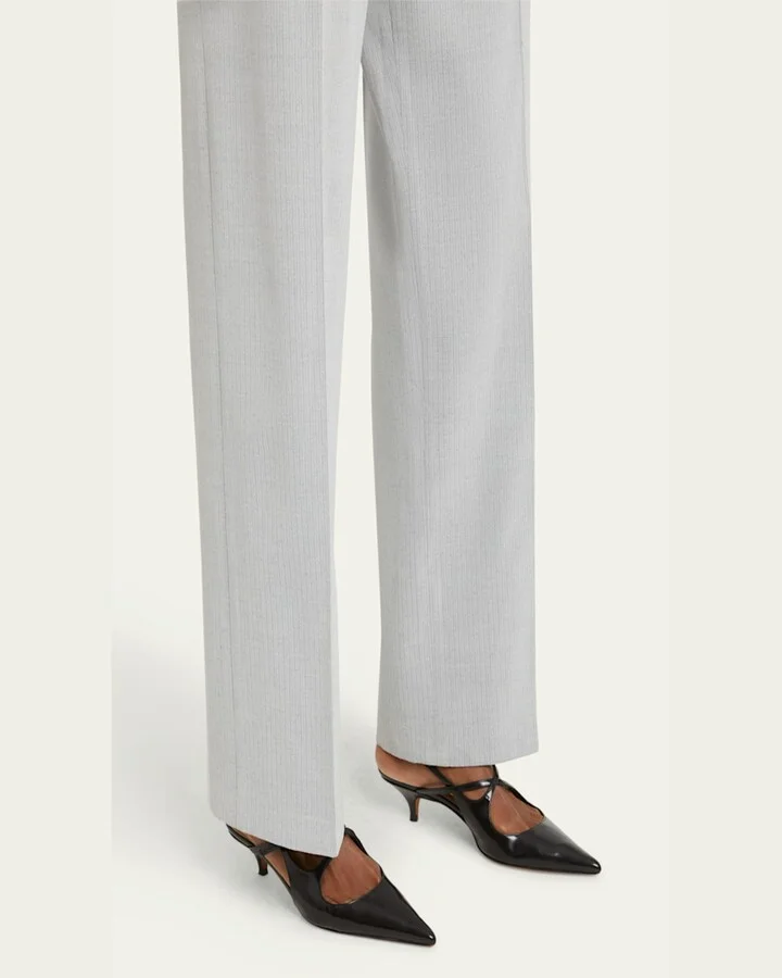 Slash Leather Crisscross Slingback Pumps - Image 3