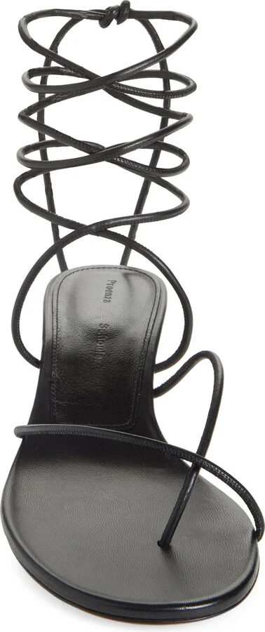 Slash Tie Kitten Heel Sandal - Image 4
