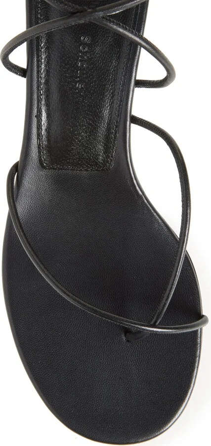 Slash Tie Kitten Heel Sandal - Image 5