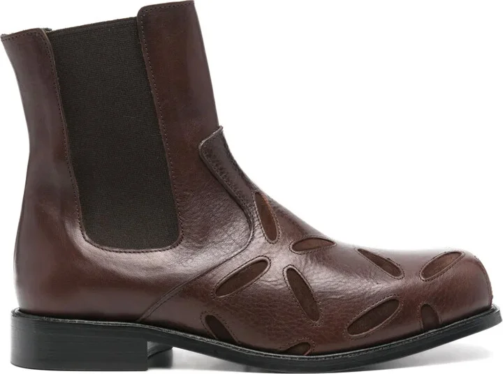 Slashed boots