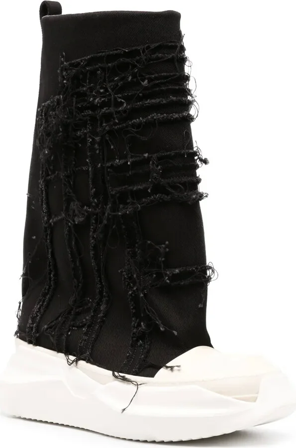 Slashed Fogachine high-top sneakers - Image 2