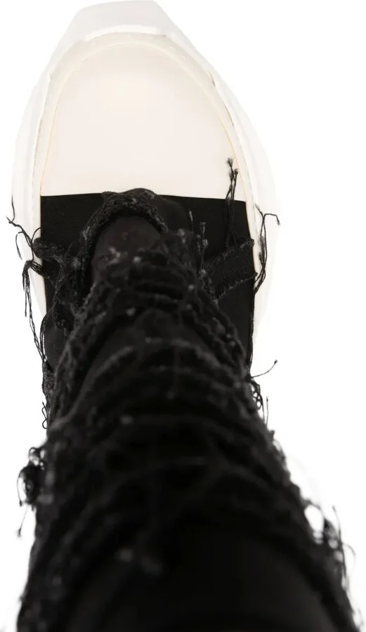 Slashed Fogachine high-top sneakers - Image 4