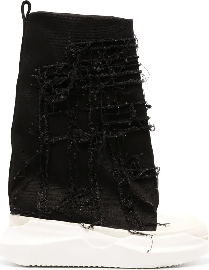 Slashed Fogachine high-top sneakers