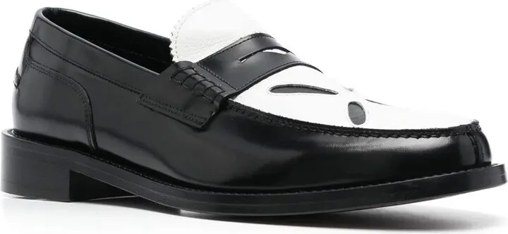 Slashed leather loafers - Image 2