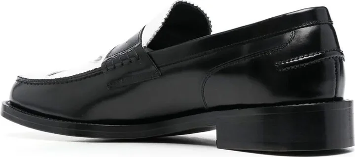 Slashed leather loafers - Image 3