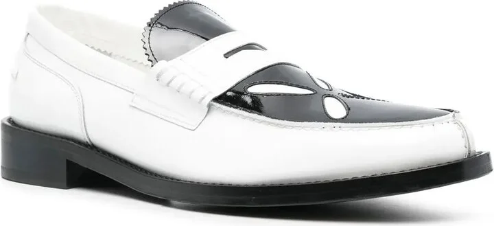 Slashed leather loafers - Image 2