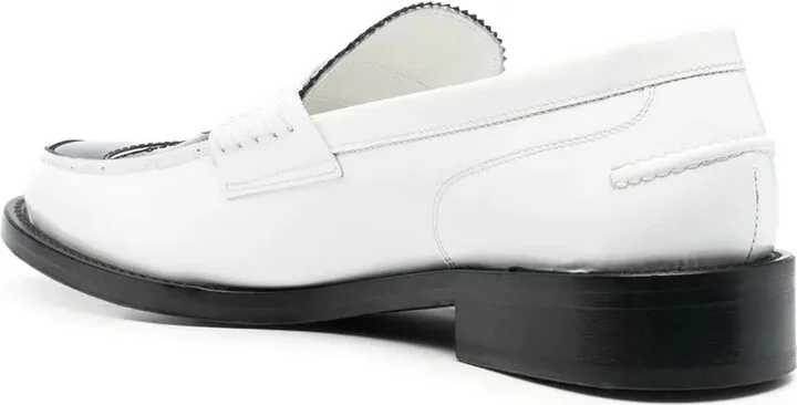 Slashed leather loafers - Image 3