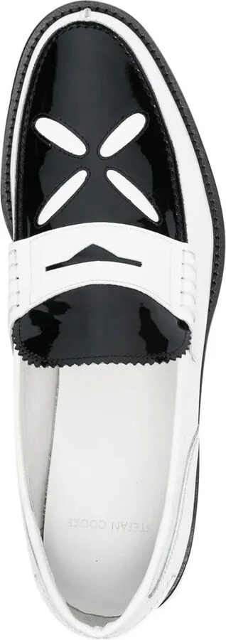 Slashed leather loafers - Image 4