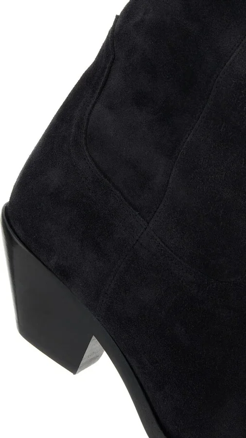 Slate Suede Ankle Boots - Image 4