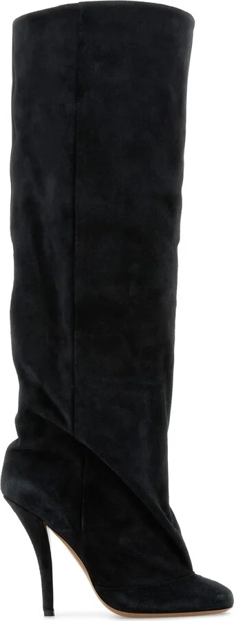 Slate suede Esther boots