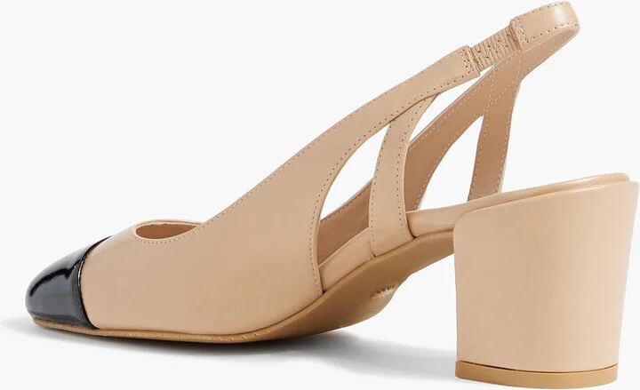 Sleek 50 leather slingback pumps - Image 3