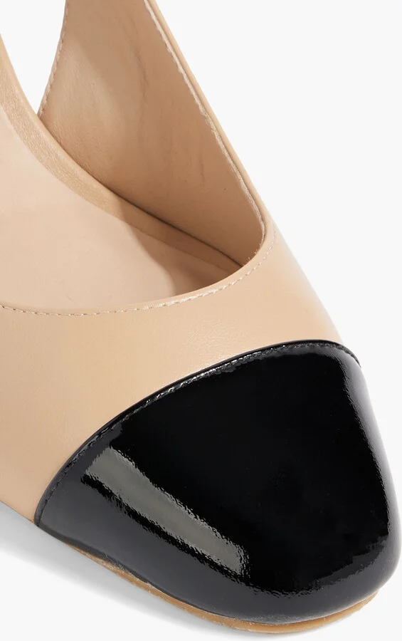 Sleek 50 leather slingback pumps - Image 4