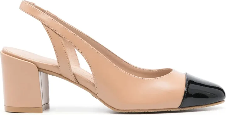 Sleek 50mm slingback pumps