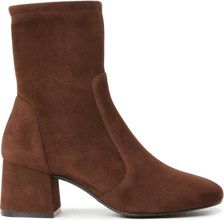 Sleek 60 Sock Bootie In Walnut