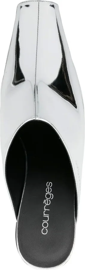 Sleek 70mm mirrored mules - Image 4