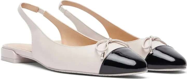 Sleek Bow Slingback ballerina shoes - Image 2