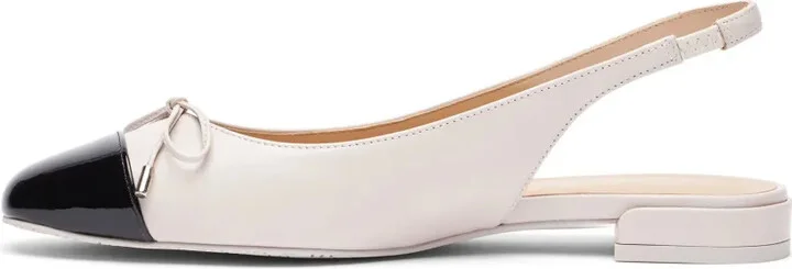 Sleek Bow Slingback ballerina shoes - Image 3