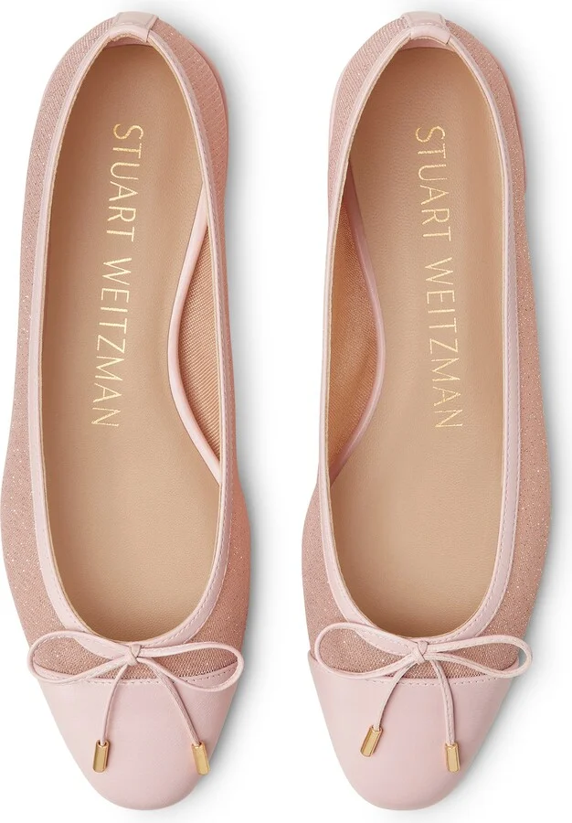 Sleek Cap Toe Bow Flat - Image 3