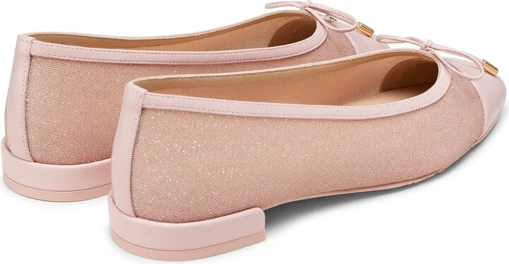 Sleek Cap Toe Bow Flat - Image 4