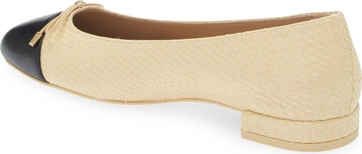 Sleek Cap Toe Bow Flat - Image 5