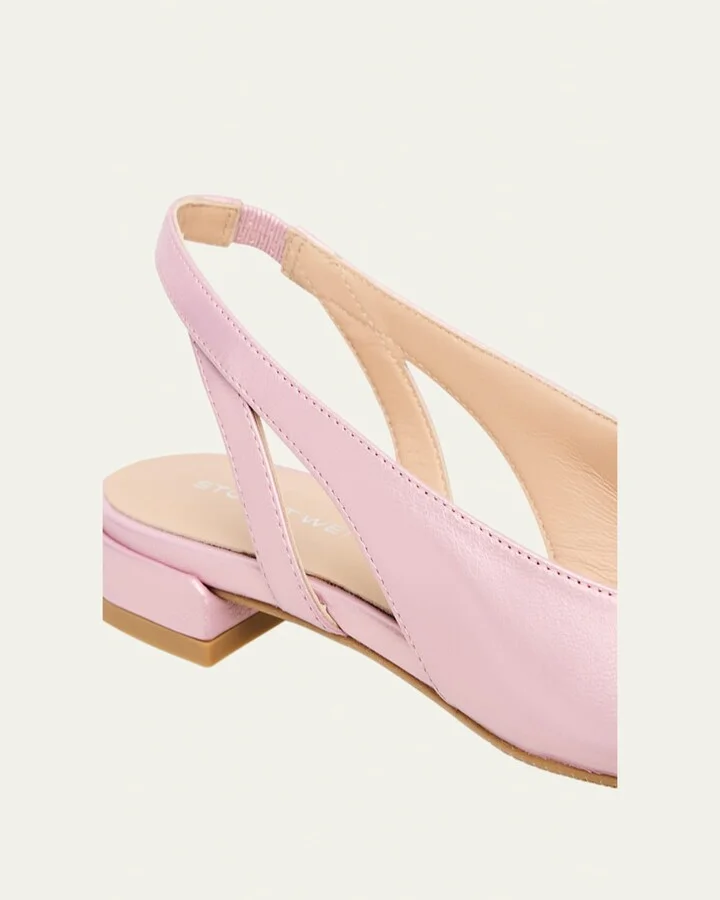Sleek Cap-Toe Slingback Flats - Image 11
