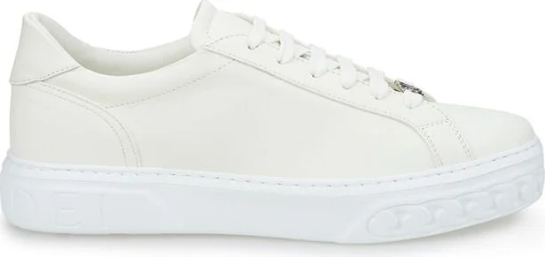 Sleek Leather Women's Sneakers