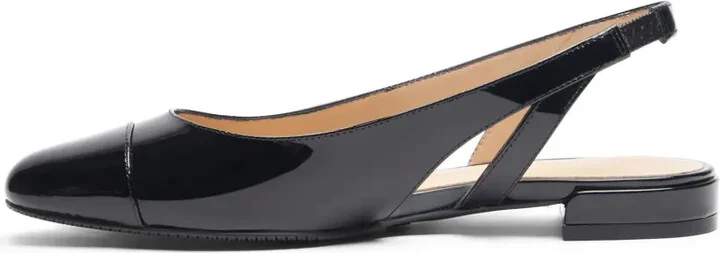 Sleek slingback leather pumps - Image 3