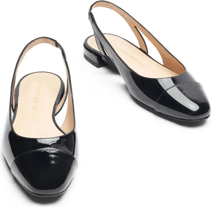 Sleek slingback leather pumps - Image 4